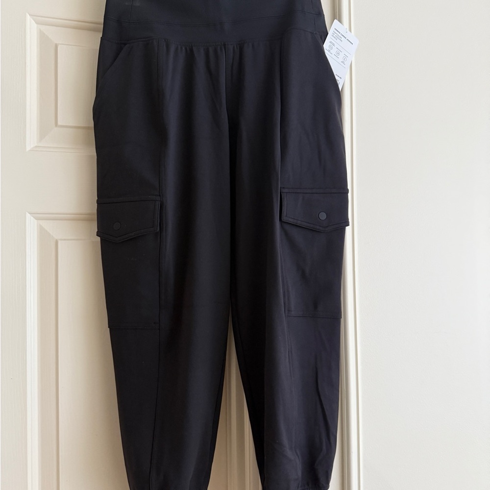 Athleta Black Venice Cargo Joggers